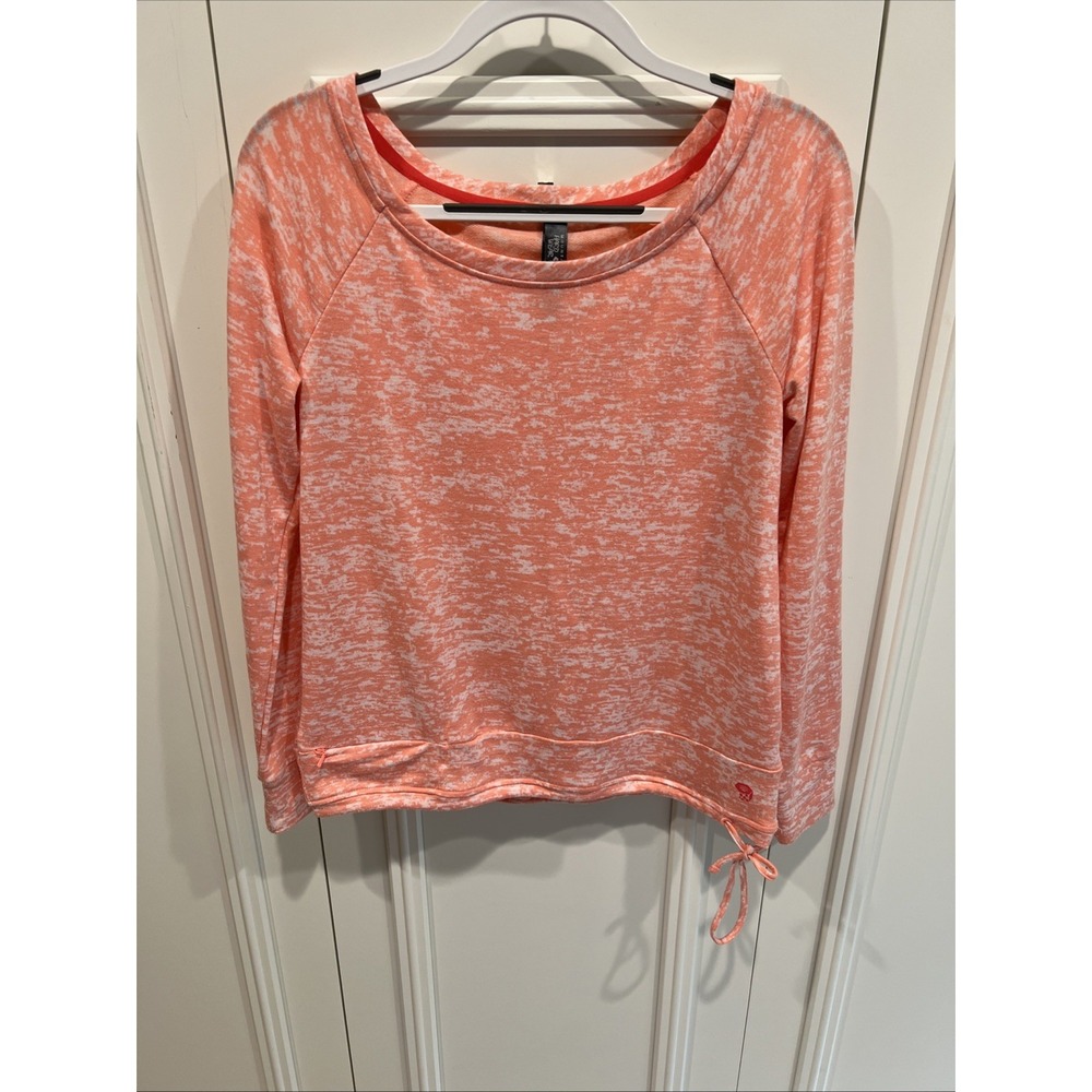 Mountain Hardwear Peachy Pink Space Dye Knit Pullover Athleisure Lounge